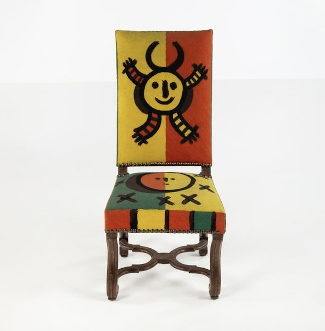 Chairs embroidered with Picasso custom art commanded $228K at Piasa